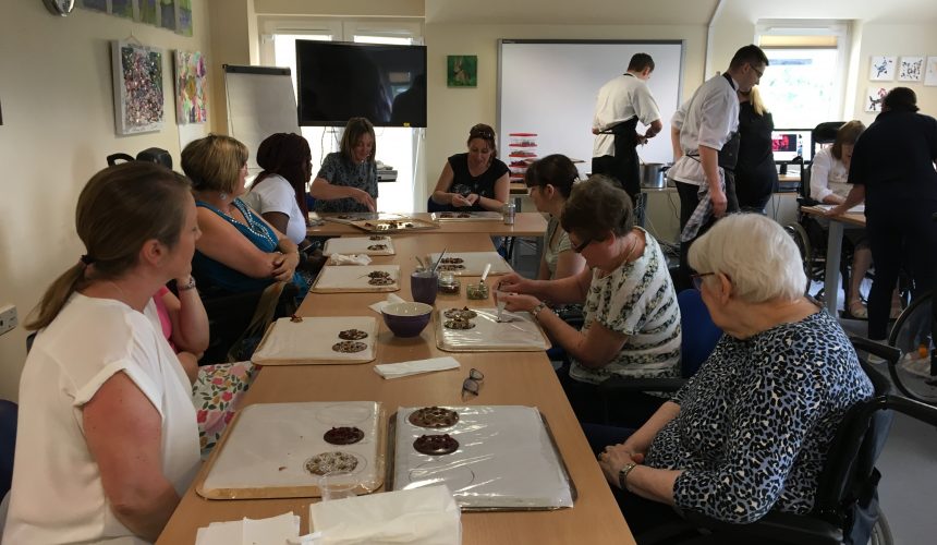 Chocolate making at the Centre