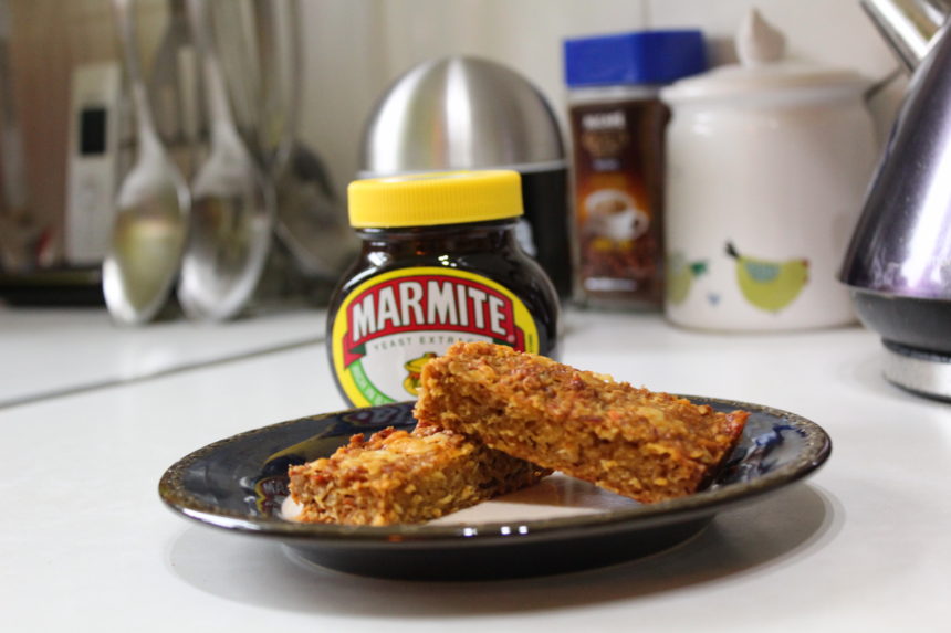 Marmite & Chilli Flapjacks