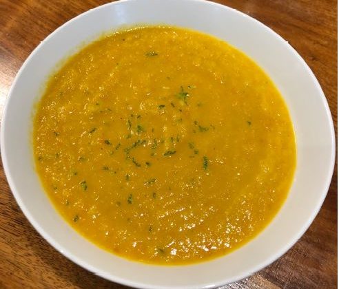 Spiced Parsnip, Carrot and Apple Soup