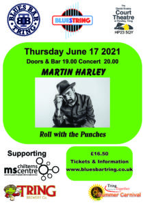 Event poster with a picture of Martin in the middle and text Thursday June 17 2021