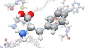 chemical model of a dopamine cell