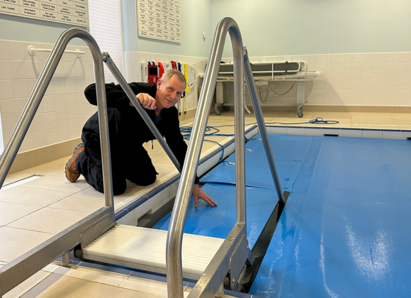 Further improvements to the hydrotherapy pool